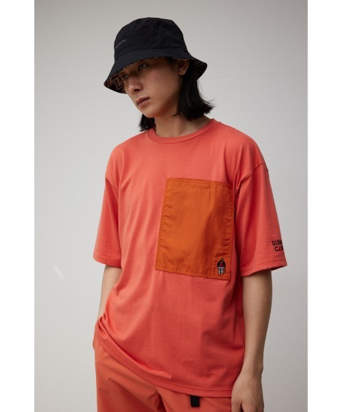 SUNBEAMS CAMPERS(サンビームズキャンパーズ)の「【SUNBEAMS CAMPERS】 BIG POCKET Tシャツ/【SUNBEAMS CAMPERS】ビッグポケットTシャツ(Tシャツ/カットソー・メンズ・ブラック/オレンジ系その他/ホワイト・FREE)」の6枚目の写真
