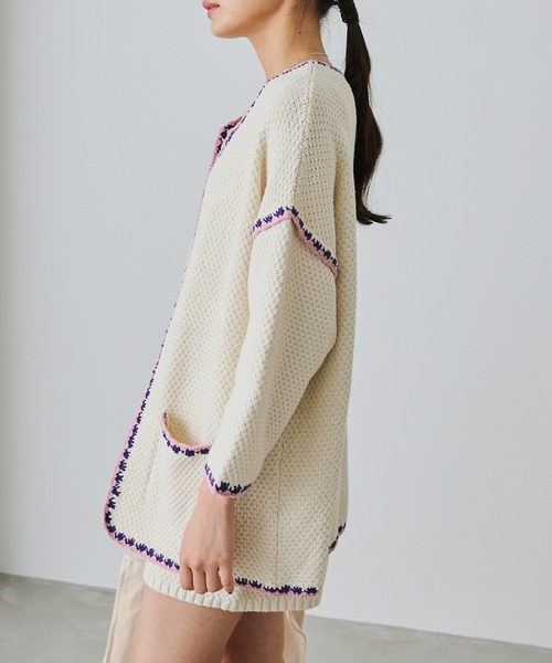 Grancy カーディガン Knit cardigan カーキ ニットカーディガン 20 OFF