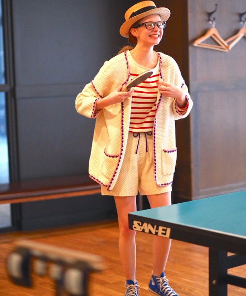 MACHATT クロシェ ニット カーディガン MACHATT クロシェ ニット カーディガン MACHATT クロシェ ニット