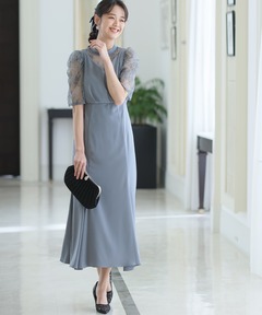 セール】LADYシアーボレロレイヤードワンピース（ドレス）｜LAGUNAMOON