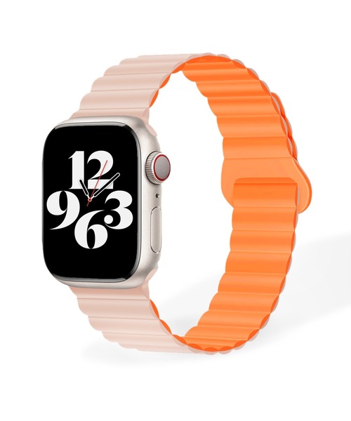 Urban Coral（アーバンコーラル）の「Apple Watch Band / アップルウォッチ バンド マグネットシリコンバンド  / Urban Coral（デジタル腕時計・レディース・ブラック系その他/ピンク/ブルー系その他3/オレンジ系その他3/ブラック/ライトグレー系/オレンジ系その他/オレンジ系その他2/オレンジ系その他4/ブルー系その他2/オレンジ系その他5/ホワイト×ブラック/ブラウン系その他/ブルー系その他/チョコ/ゴールド系その他・40mm）」の22枚目の写真