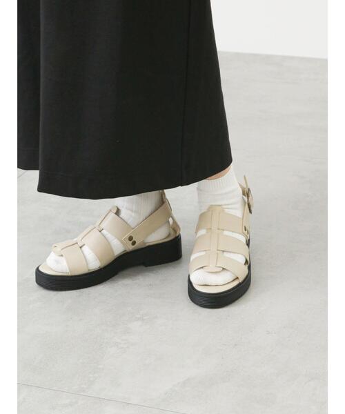 ehka sopo(エヘカソポ)の「フィッシュボーンサンダル(サンダル・レディース・ブラウン/ベージュ/ブラック/グレー・MEDIUM/LARGE)」の15枚目の写真