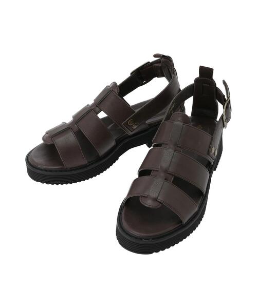 ehka sopo(エヘカソポ)の「フィッシュボーンサンダル(サンダル・レディース・ブラウン/ベージュ/ブラック/グレー・MEDIUM/LARGE)」の22枚目の写真