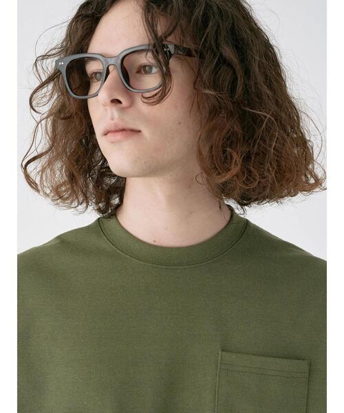 CRAFT STANDARD BOUTIQUE（クラフトスタンダードブティック）の「リサイクル20/2天竺 ロゴ刺繍S/S PKT-TEE（Tシャツ/カットソー・メンズ・オフホワイト/オリーブ/ブラック・M/L/XL）」の10枚目の写真