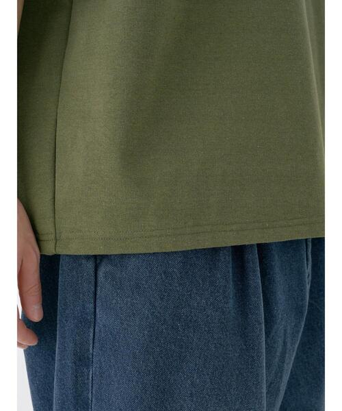 CRAFT STANDARD BOUTIQUE（クラフトスタンダードブティック）の「リサイクル20/2天竺 ロゴ刺繍S/S PKT-TEE（Tシャツ/カットソー・メンズ・オフホワイト/オリーブ/ブラック・M/L/XL）」の13枚目の写真