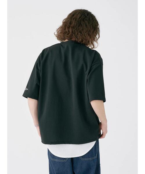 CRAFT STANDARD BOUTIQUE（クラフトスタンダードブティック）の「リサイクル20/2天竺 ロゴ刺繍S/S PKT-TEE（Tシャツ/カットソー・メンズ・オフホワイト/オリーブ/ブラック・M/L/XL）」の21枚目の写真