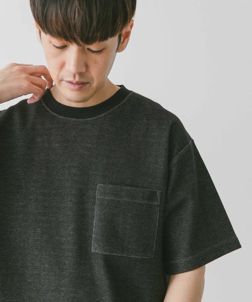 URBAN RESEARCH DOORS（アーバンリサーチドアーズ）の「ダブルフェイスショートスリーブTシャツ（Tシャツ/カットソー・メンズ・ピンク/ブラック/オフホワイト/ブルー・X-LARGE/MEDIUM/LARGE）」の3枚目の写真