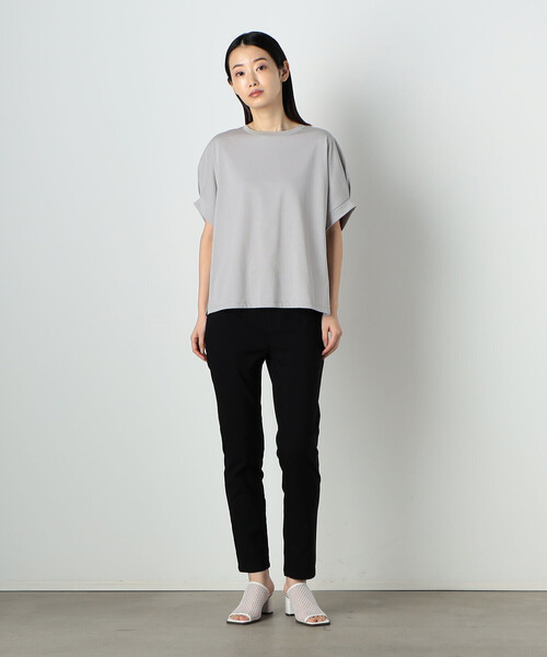 COMME CA MODELS(コムサモデルズ)の「【美しい ベーシックパンツ】サマーハイテンションパンツ(その他パンツ・レディース・ベージュ/ネイビー/ボルドー/グリーン/レンガ/ブラック・XX-SMALL/X-SMALL/SMALL/MEDIUM/LARGE/X-LARGE/XX-LARGE)」の10枚目の写真