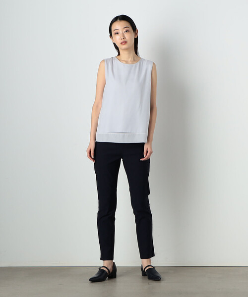 COMME CA MODELS(コムサモデルズ)の「【美しい ベーシックパンツ】サマーハイテンションパンツ(その他パンツ・レディース・ベージュ/ネイビー/ボルドー/グリーン/レンガ/ブラック・XX-SMALL/X-SMALL/SMALL/MEDIUM/LARGE/X-LARGE/XX-LARGE)」の18枚目の写真