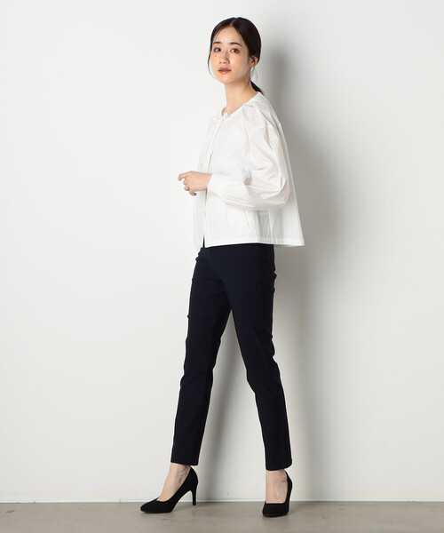 COMME CA MODELS(コムサモデルズ)の「【美しい ベーシックパンツ】サマーハイテンションパンツ(その他パンツ・レディース・ベージュ/ネイビー/ボルドー/グリーン/レンガ/ブラック・XX-SMALL/X-SMALL/SMALL/MEDIUM/LARGE/X-LARGE/XX-LARGE)」の22枚目の写真