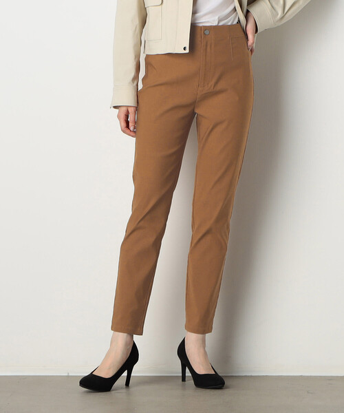 COMME CA MODELS(コムサモデルズ)の「【美しい ベーシックパンツ】サマーハイテンションパンツ(その他パンツ・レディース・ベージュ/ネイビー/ボルドー/グリーン/レンガ/ブラック・XX-SMALL/X-SMALL/SMALL/MEDIUM/LARGE/X-LARGE/XX-LARGE)」の6枚目の写真