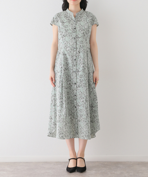 La TOTALITE(ラトータリテ)の「サイドタックスキッパーワンピース(ワンピース・レディース・ベージュ/ライトグリーン/ホワイト・36/38)」の8枚目の写真