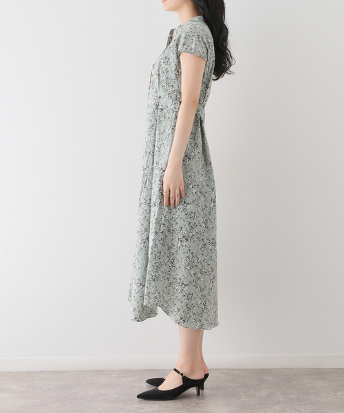 【新品・未使用】La Totalité サイドタックスキッパーワンピース 7色展開/XS-LLサイズ》ダブルポケットスキッパーシャツ