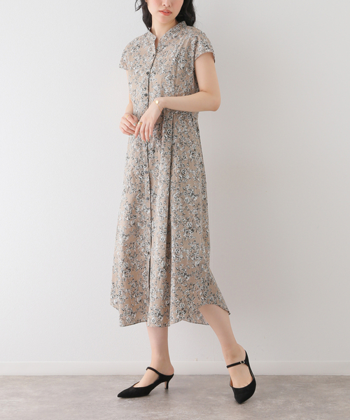 La TOTALITE(ラトータリテ)の「サイドタックスキッパーワンピース(ワンピース・レディース・ベージュ/ライトグリーン/ホワイト・36/38)」の21枚目の写真