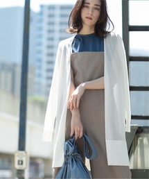 OPAQUE.CLIP | ドライタッチ ロングニットカーディガン【接触冷感/イージーケア/抗ピリング/洗濯機洗い可】(カーディガン/ボレロ)