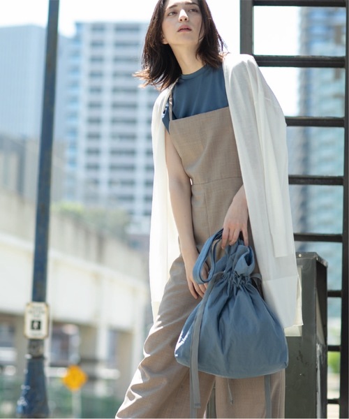 OPAQUE.CLIP（オペークドットクリップ）の「◆ドライタッチ ロングニットカーディガン【接触冷感/イージーケア/抗ピリング/洗濯機洗い可】（カーディガン/ボレロ・レディース・サンドベージュ/ブラック/ブラウン系その他/ホワイト系・38/40/36/42）」の16枚目の写真