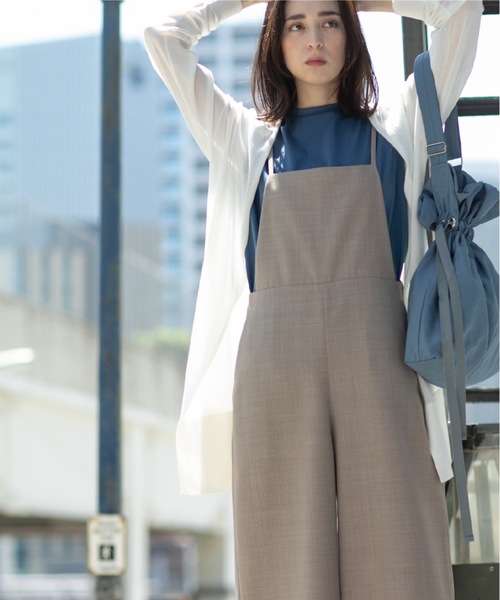 OPAQUE.CLIP（オペークドットクリップ）の「◆ドライタッチ ロングニットカーディガン【接触冷感/イージーケア/抗ピリング/洗濯機洗い可】（カーディガン/ボレロ・レディース・サンドベージュ/ブラック/ブラウン系その他/ホワイト系・38/40/36/42）」の19枚目の写真