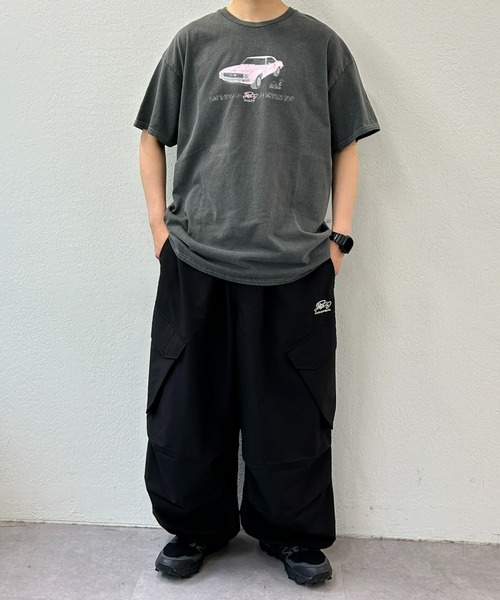 WHO'S WHO gallery（フーズフーギャラリー）の「COOPER FACT レーシングロゴビッグTEE（Tシャツ/カットソー・レディース・チャコールグレー/ブラック/ホワイト/ベージュ・FREE）」の16枚目の写真