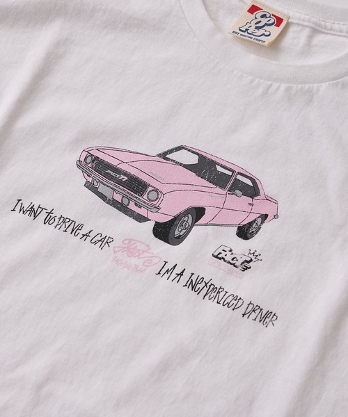 WHO'S WHO gallery（フーズフーギャラリー）の「COOPER FACT レーシングロゴビッグTEE（Tシャツ/カットソー・レディース・チャコールグレー/ブラック/ホワイト/ベージュ・FREE）」の19枚目の写真