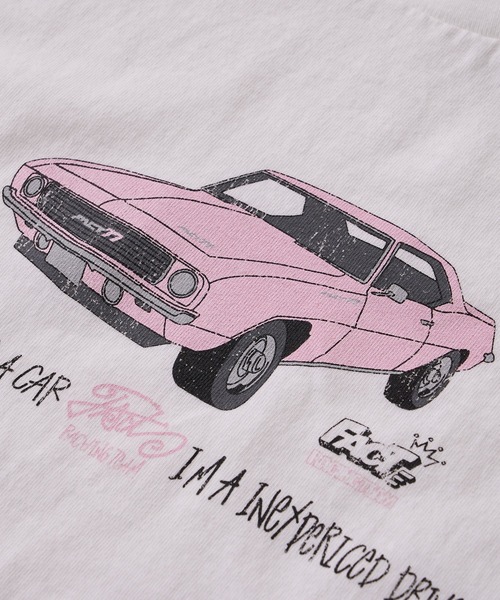 WHO'S WHO gallery（フーズフーギャラリー）の「COOPER FACT レーシングロゴビッグTEE（Tシャツ/カットソー・レディース・チャコールグレー/ブラック/ホワイト/ベージュ・FREE）」の15枚目の写真