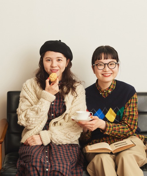 CHILD WOMAN（チャイルドウーマン）の「ギザタータンボタンダウンワンピース（シャツワンピース・レディース・ネイビー/イエロー・FREE）」の21枚目の写真