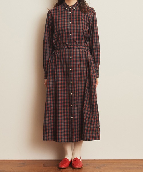 CHILD WOMAN（チャイルドウーマン）の「ギザタータンボタンダウンワンピース（シャツワンピース・レディース・ネイビー/イエロー・FREE）」の22枚目の写真