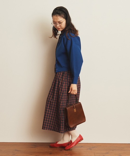 CHILD WOMAN（チャイルドウーマン）の「ギザタータンボタンダウンワンピース（シャツワンピース・レディース・ネイビー/イエロー・FREE）」の17枚目の写真