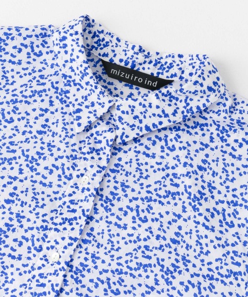 セール】mizuiro ind print flare short shirts（シャツ