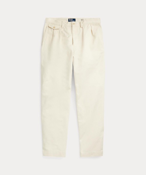 ホイットマン リラックスド フィット プリーテッド チノ パンツ