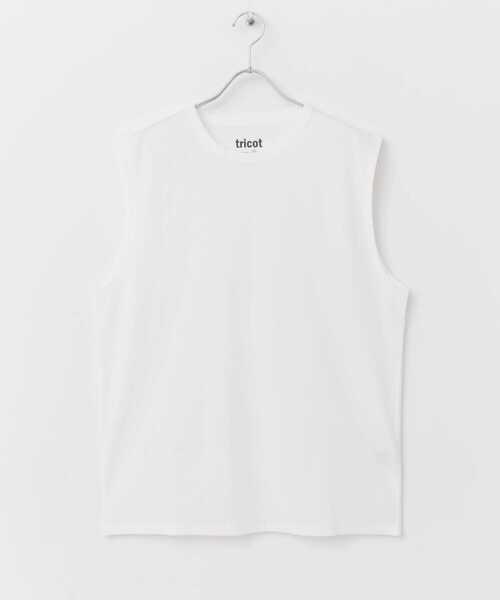 URBAN RESEARCH DOORS(アーバンリサーチドアーズ)の「トリコット ノースリーブ(Tシャツ/カットソー・メンズ・グレー/ホワイト・MEDIUM/LARGE)」の3枚目の写真