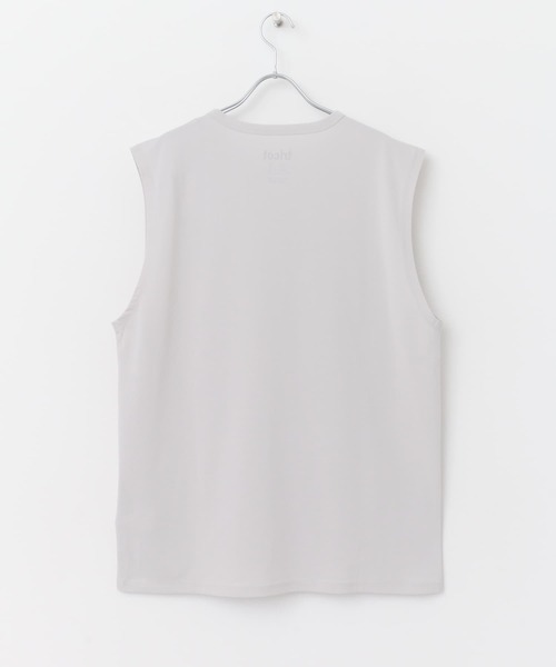 URBAN RESEARCH DOORS(アーバンリサーチドアーズ)の「トリコット ノースリーブ(Tシャツ/カットソー・メンズ・グレー/ホワイト・MEDIUM/LARGE)」の7枚目の写真