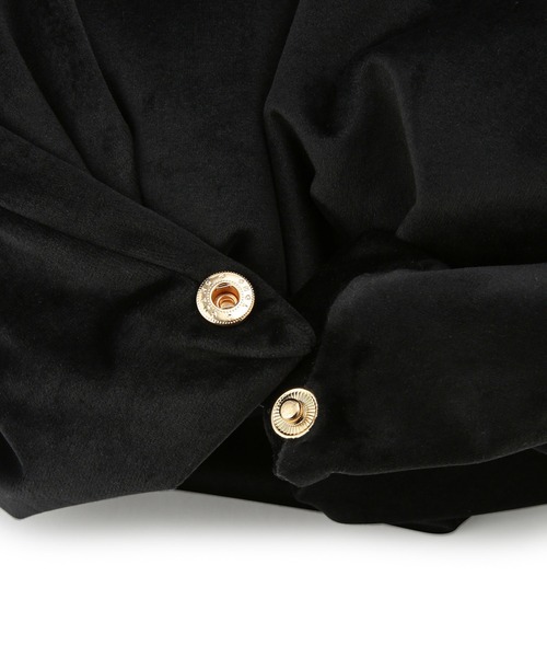 ROPE' PICNIC(ロペピクニック)の「【WEB限定カラー:グリーン】A4対応/2WAYフリルベロアワンショルダーバッグ(ショルダーバッグ・レディース・キナリ/グリーン/ボルドー/ブラック/ブルー・FREE)」の18枚目の写真