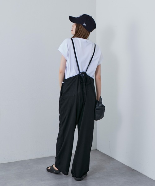 Franklin Climbing（フランクリンクライミング）の「■【Retreat】細紐サロペット（サロペット/オーバーオール・レディース・アイボリー/ブラック・ONE SIZE）」の13枚目の写真