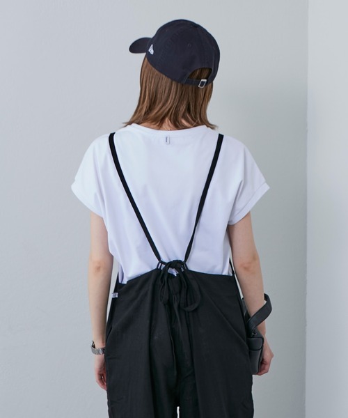 Franklin Climbing（フランクリンクライミング）の「■【Retreat】細紐サロペット（サロペット/オーバーオール・レディース・アイボリー/ブラック・ONE SIZE）」の15枚目の写真