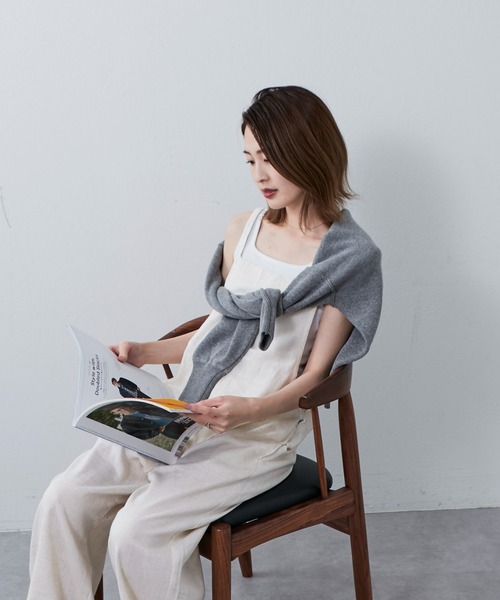 Franklin Climbing（フランクリンクライミング）の「■【Retreat】細紐サロペット（サロペット/オーバーオール・レディース・アイボリー/ブラック・ONE SIZE）」の8枚目の写真