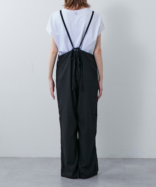 Franklin Climbing（フランクリンクライミング）の「■【Retreat】細紐サロペット（サロペット/オーバーオール・レディース・アイボリー/ブラック・ONE SIZE）」の19枚目の写真