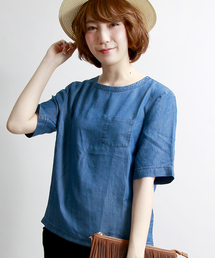 WEGO | WEGO/テンセルデニムトップス(Tシャツ/カットソー)