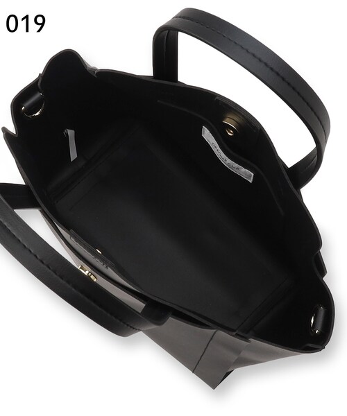 OPAQUE.CLIP（オペークドットクリップ）の「◆【2WAY】前後ポケット付きミドルトート（トートバッグ・レディース・ブラック/カーキ/オフホワイト・00）」の15枚目の写真