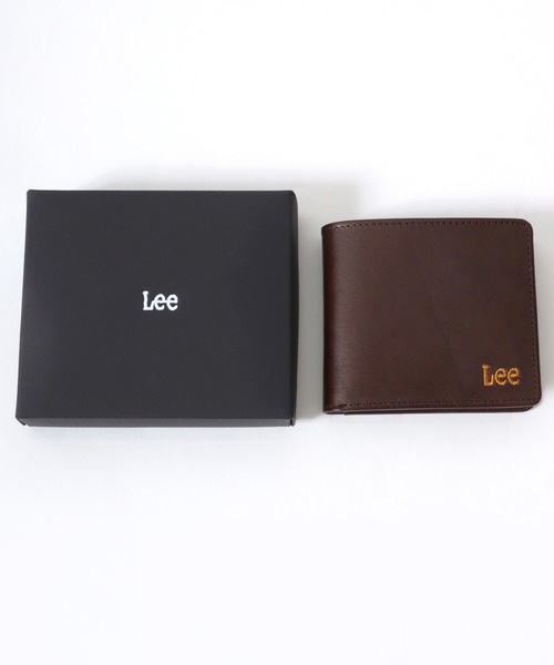 Lee（リー）の「Lee/リー Italy Leather Wallet/イタリアレザー ウォレット/ロゴ ワンポイント刺繍 二つ折り 財布/コンパクト/メンズ レディース（財布・メンズ・ダークブラウン/ブラック/ブラウン・FREE）」の19枚目の写真