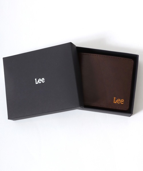 Lee（リー）の「Lee/リー Italy Leather Wallet/イタリアレザー ウォレット/ロゴ ワンポイント刺繍 二つ折り 財布/コンパクト/メンズ レディース（財布・メンズ・ダークブラウン/ブラック/ブラウン・FREE）」の16枚目の写真