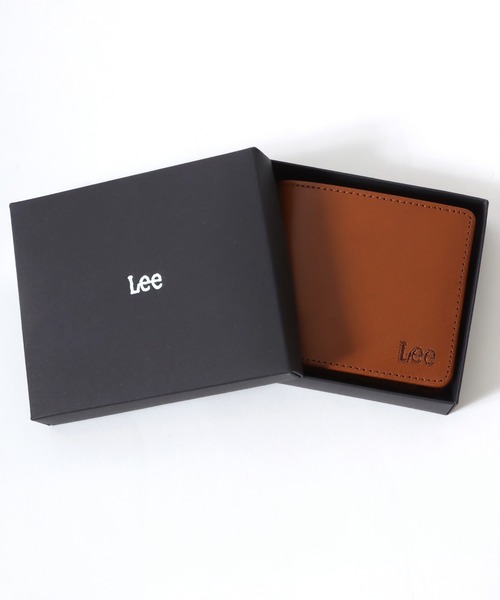 Lee（リー）の「Lee/リー Italy Leather Wallet/イタリアレザー ウォレット/ロゴ ワンポイント刺繍 二つ折り 財布/コンパクト/メンズ レディース（財布・メンズ・ダークブラウン/ブラック/ブラウン・FREE）」の17枚目の写真
