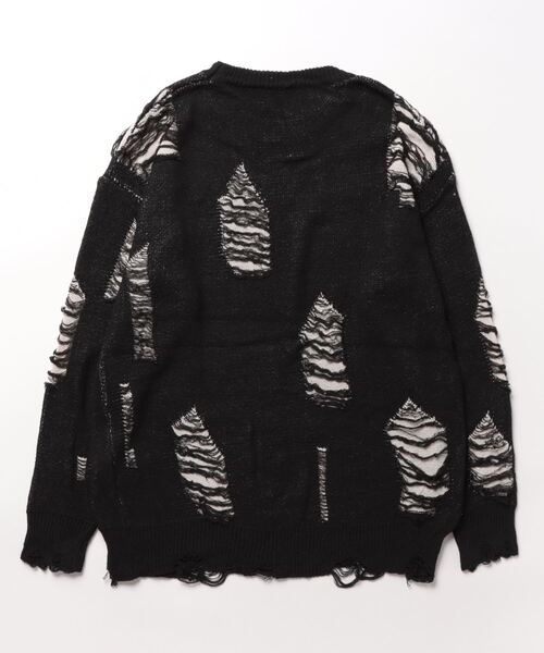 Burner（バーナー）の「【OKUOKU　0909】 セーター / デザイン / ダメージ oku-tops-705248115748-50 U（ニット/セーター・メンズ・A/B・L/M/XL）」の3枚目の写真