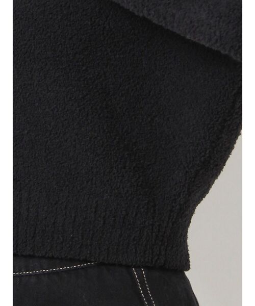 GYDA（ジェイダ）の「GYDA PATTERN CUFF Vネックニット TOPS（ニット/セーター・レディース・ブラック/オフホワイト・FREE）」の14枚目の写真