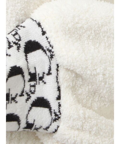 GYDA（ジェイダ）の「GYDA PATTERN CUFF Vネックニット TOPS（ニット/セーター・レディース・ブラック/オフホワイト・FREE）」の16枚目の写真