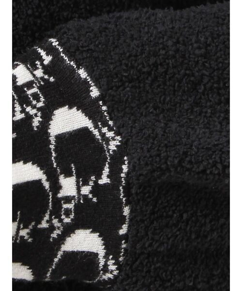 GYDA（ジェイダ）の「GYDA PATTERN CUFF Vネックニット TOPS（ニット/セーター・レディース・ブラック/オフホワイト・FREE）」の17枚目の写真