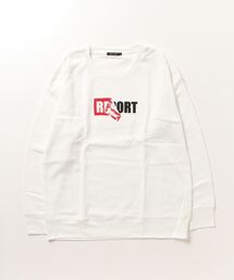 Printed brushed sweatshirt / プリント裏起毛スウェットトレーナー unisex