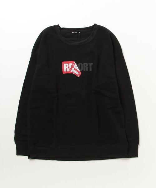 FUNALIVE（ファンアライブ）の「Printed brushed sweatshirt / プリント裏起毛スウェットトレーナー unisex（スウェット・メンズ・ホワイト/チャコールグレー/ベージュ/ネイビー/ピンク/杢グレー/チャコール/ホワイト系/ホワイト系1/ブラック系/ブラック系1/ブラック系3/グレー系/グレー系1/グレー系2/ネイビー系/ピンク系/ブラック/ブラック系2・L/M/LL）」の8枚目の写真