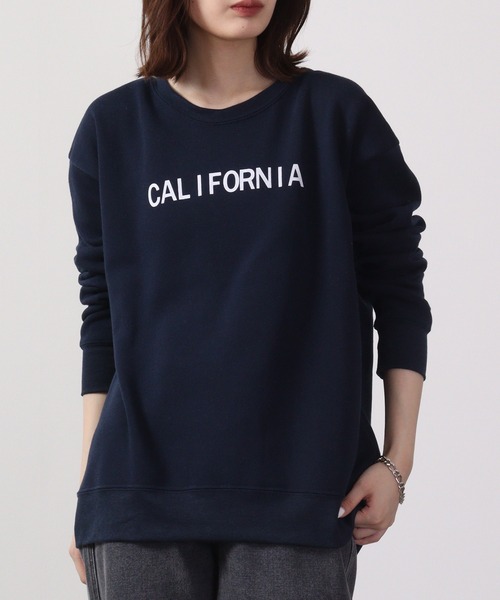 FUNALIVE（ファンアライブ）の「Printed brushed sweatshirt / プリント裏起毛スウェットトレーナー unisex（スウェット・メンズ・ホワイト/チャコールグレー/ベージュ/ネイビー/ピンク/杢グレー/チャコール/ホワイト系/ホワイト系1/ブラック系/ブラック系1/ブラック系3/グレー系/グレー系1/グレー系2/ネイビー系/ピンク系/ブラック/ブラック系2・L/M/LL）」の16枚目の写真