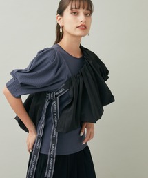 TRANOI. ペプラムベルトセットTOPS