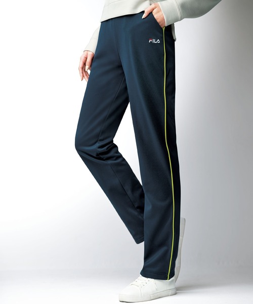 FILA（フィラ）の「＜FILA＞裏起毛配色ジャージパンツ65